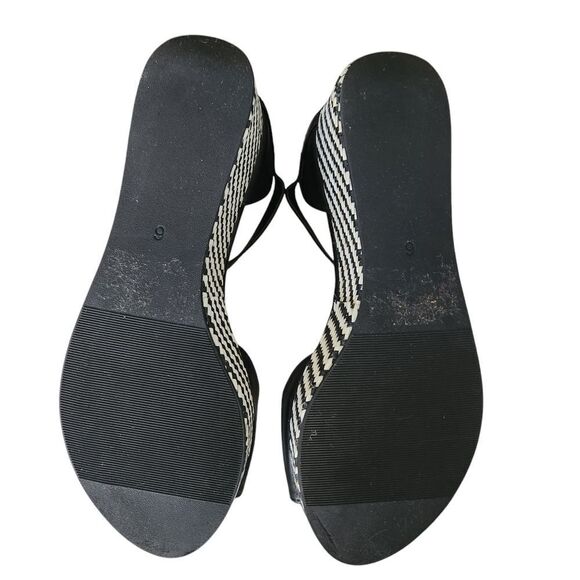 Avon Womens Pattern Wedge Peep-toe Buckle Strap Sandal Shoes Size 6 - Picture 5 of 6